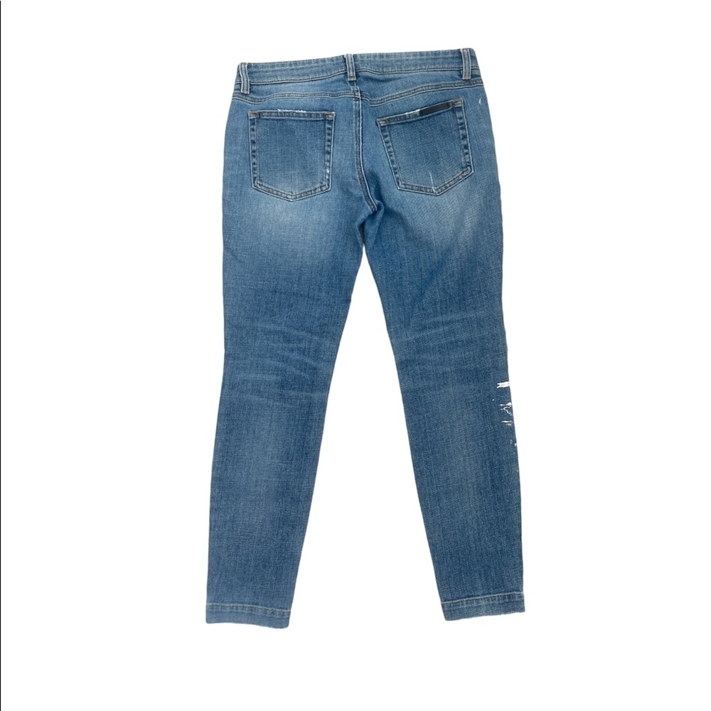 🥳HP🥳 Dolce & Gabbana Pretty distressed denim jeans light blue size 42 - Picture 9 of 10